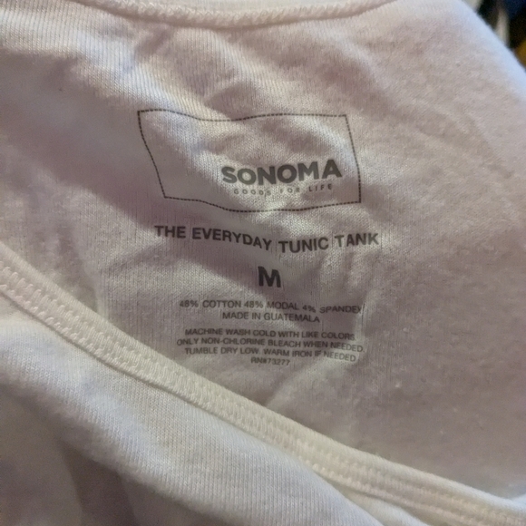 Sonoma White Tunic Tank - Picture 1 of 2